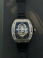 Richard Mille Watch RM052 Flyback Tourbillon Skull Rubber Strap 43mm
