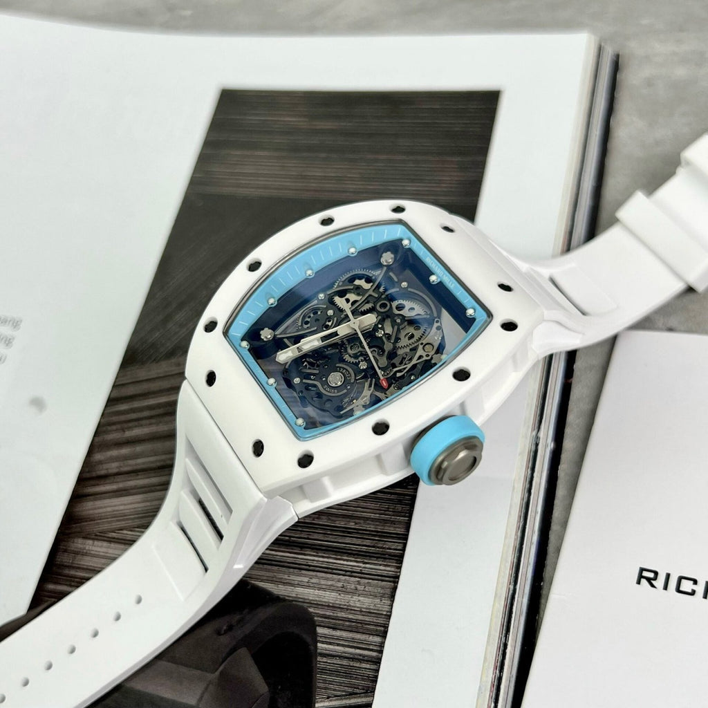 Richard Mille RM055 Bubba Watson White Watch 45mm
