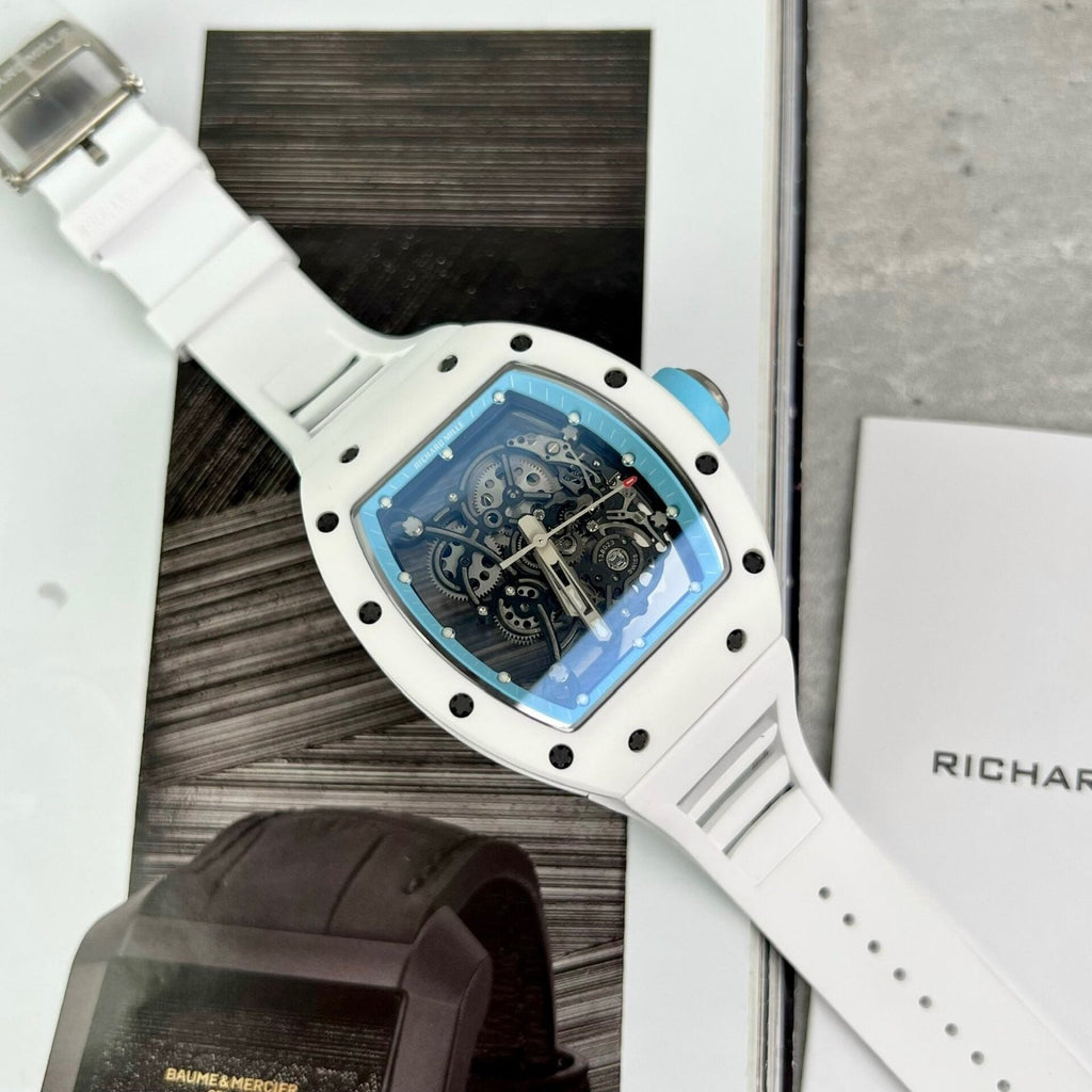 Richard Mille RM055 Bubba Watson White Watch 45mm
