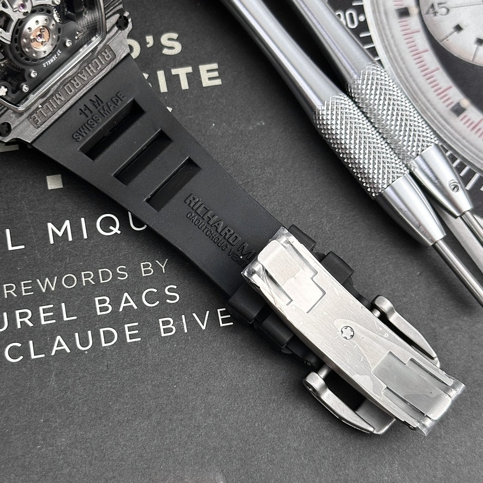 Richard Mille Watch RM21-02 Tourbillon Aerodyne Rubber Strap 43mm