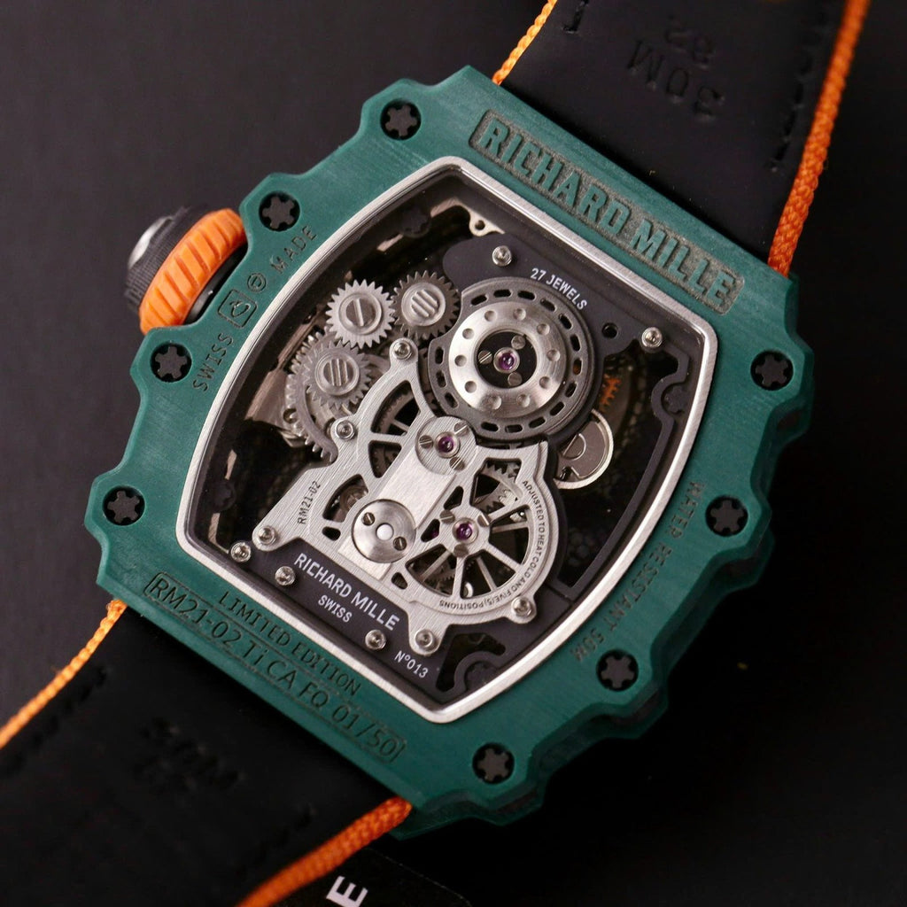 Richard Mille Watch RM21-02 Tourbillon Aerodyne Green 43mm