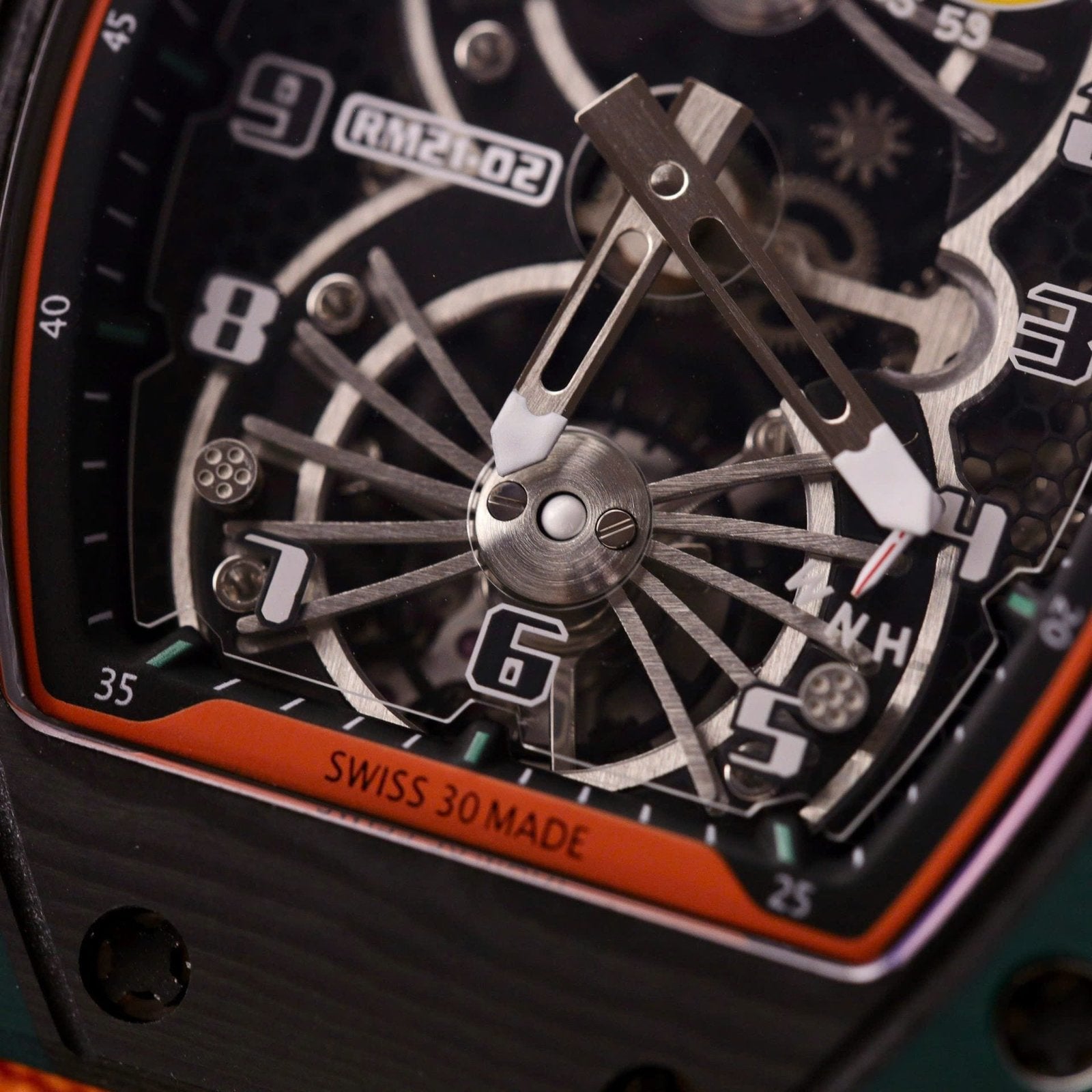 Richard Mille Watch RM21-02 Tourbillon Aerodyne Green 43mm