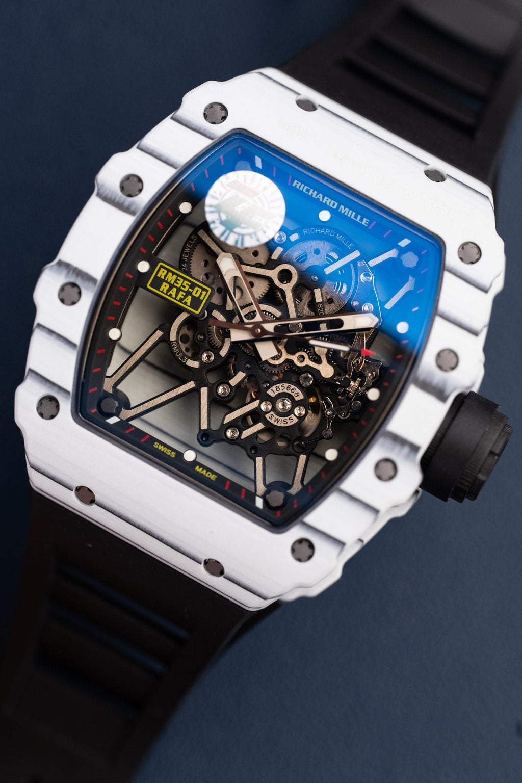 Richard Mille Watch RM35-01 Rafael Nadal White Carbon NTPT 49,9x43mm