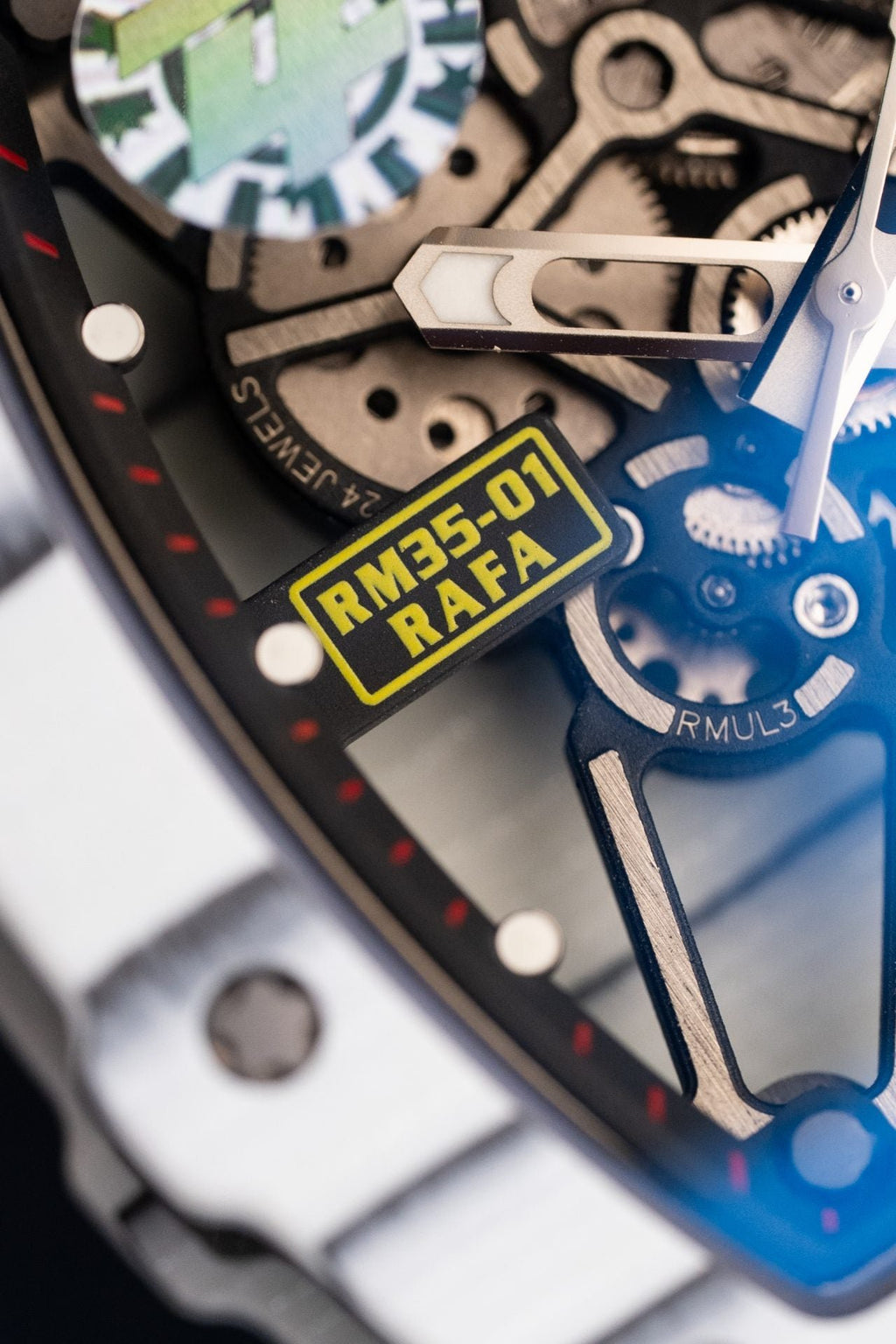 Richard Mille Watch RM35-01 Rafael Nadal White Carbon NTPT 49,9x43mm