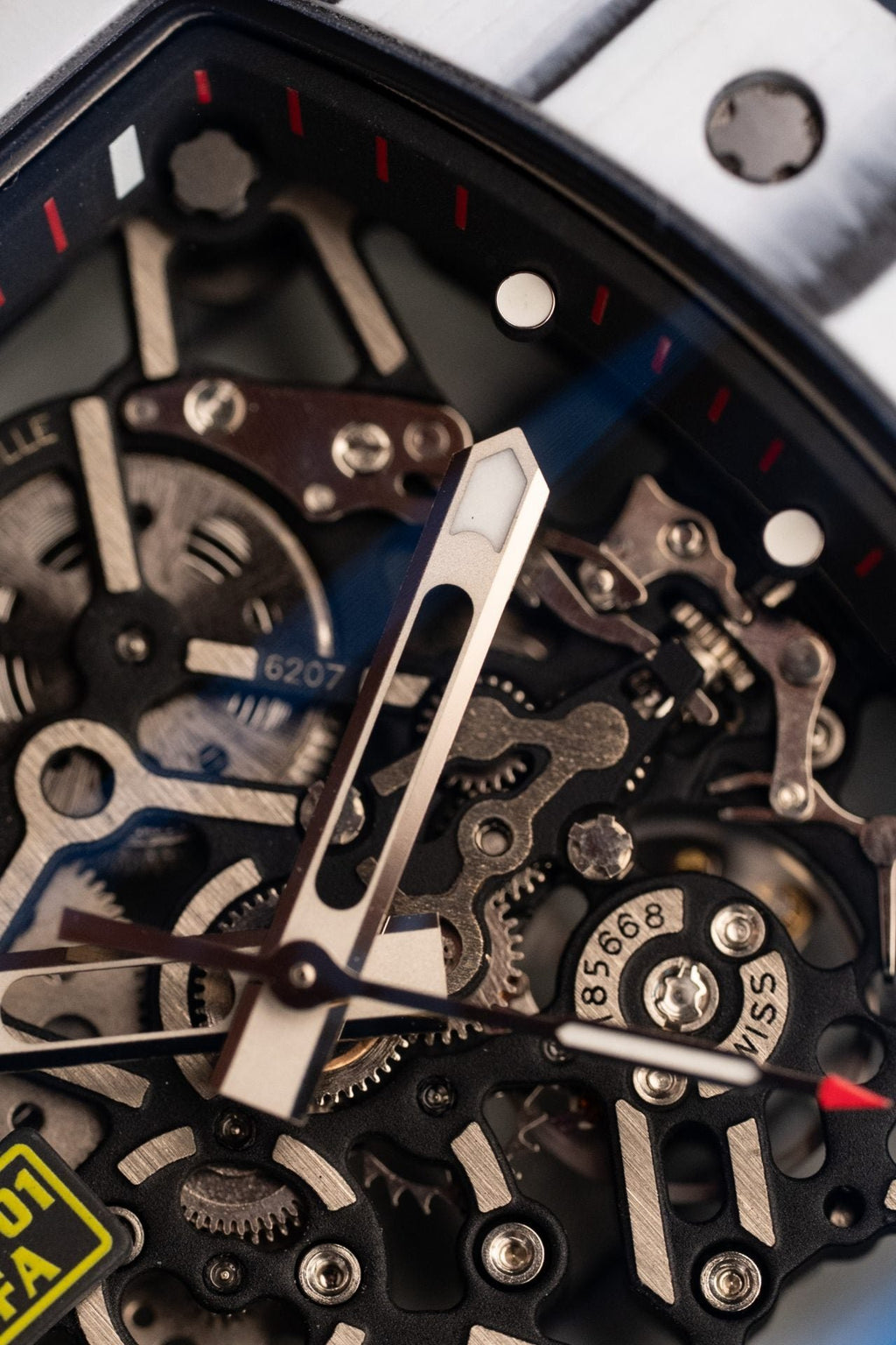 Richard Mille Watch RM35-01 Rafael Nadal White Carbon NTPT 49,9x43mm