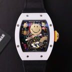 Richard Mille Watch RM88 Smiley Nato Fabic Strap 42mm