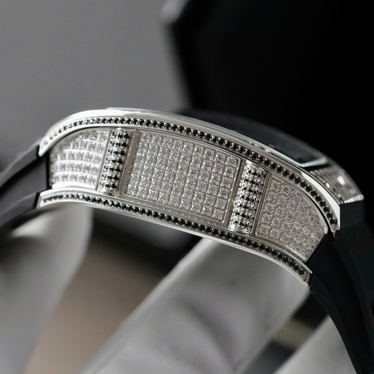Richard Mille Watch RM010 Men Rubber Strap 40mm