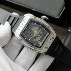 Richard Mille Watch RM010 Men Rubber Strap 40mm