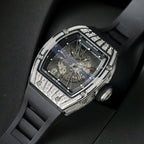Richard Mille Watch RM010 Men Rubber Strap 40mm
