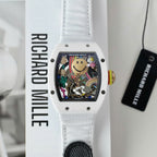 Richard Mille Watch RM88 Smiley White Ceramic 42mm