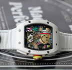 Richard Mille Watch RM88 Smiley White Ceramic 42mm