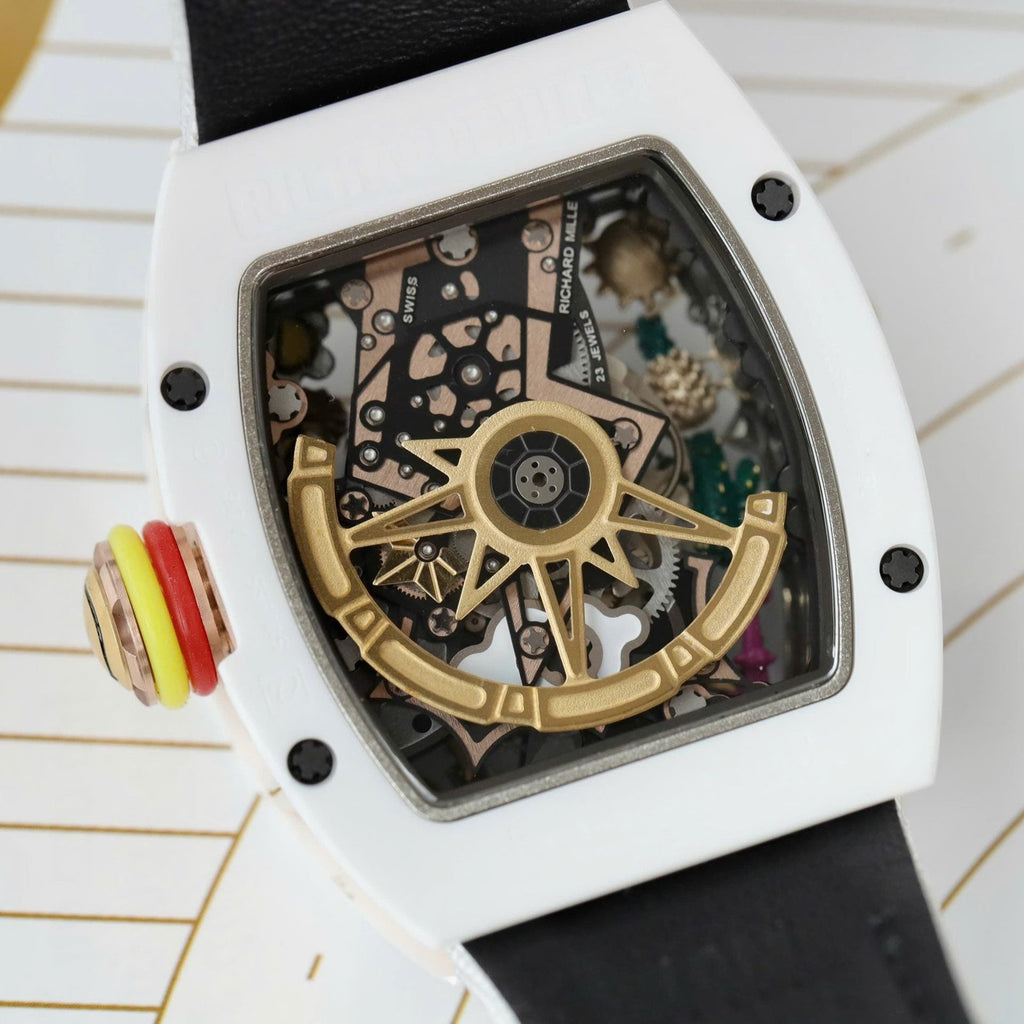 Richard Mille Watch RM88 Smiley White Ceramic 42mm