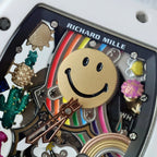 Richard Mille Watch RM88 Smiley White Ceramic 42mm