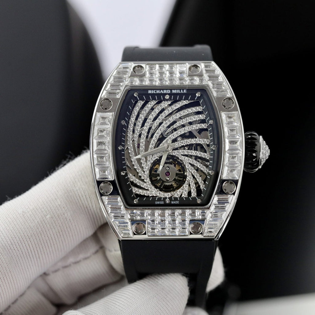 Richard Mille RM51  Watch With Full Diamond 40mm