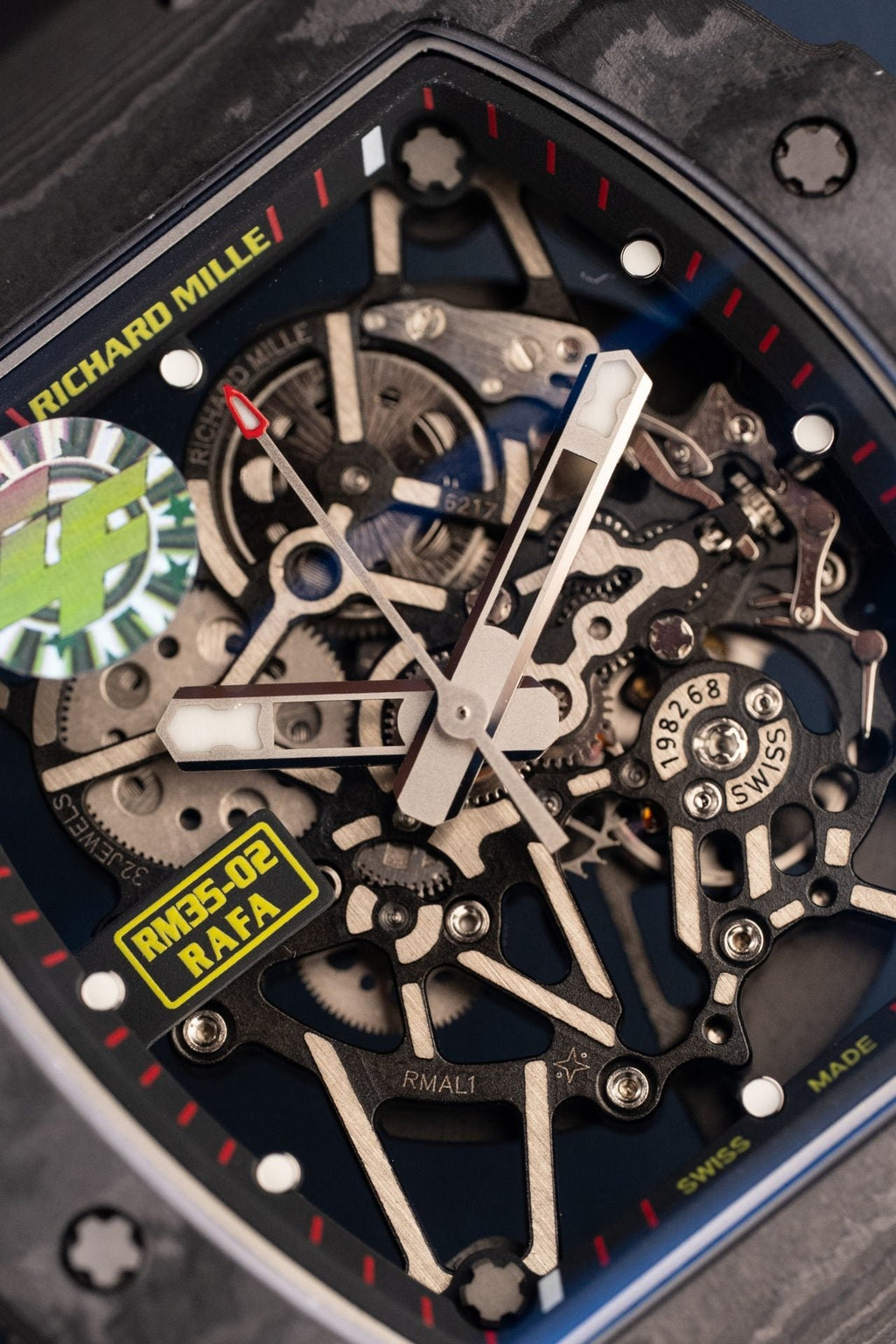 Richard Mille Rm35-02 Black Watch Carbon Super Light 44mm