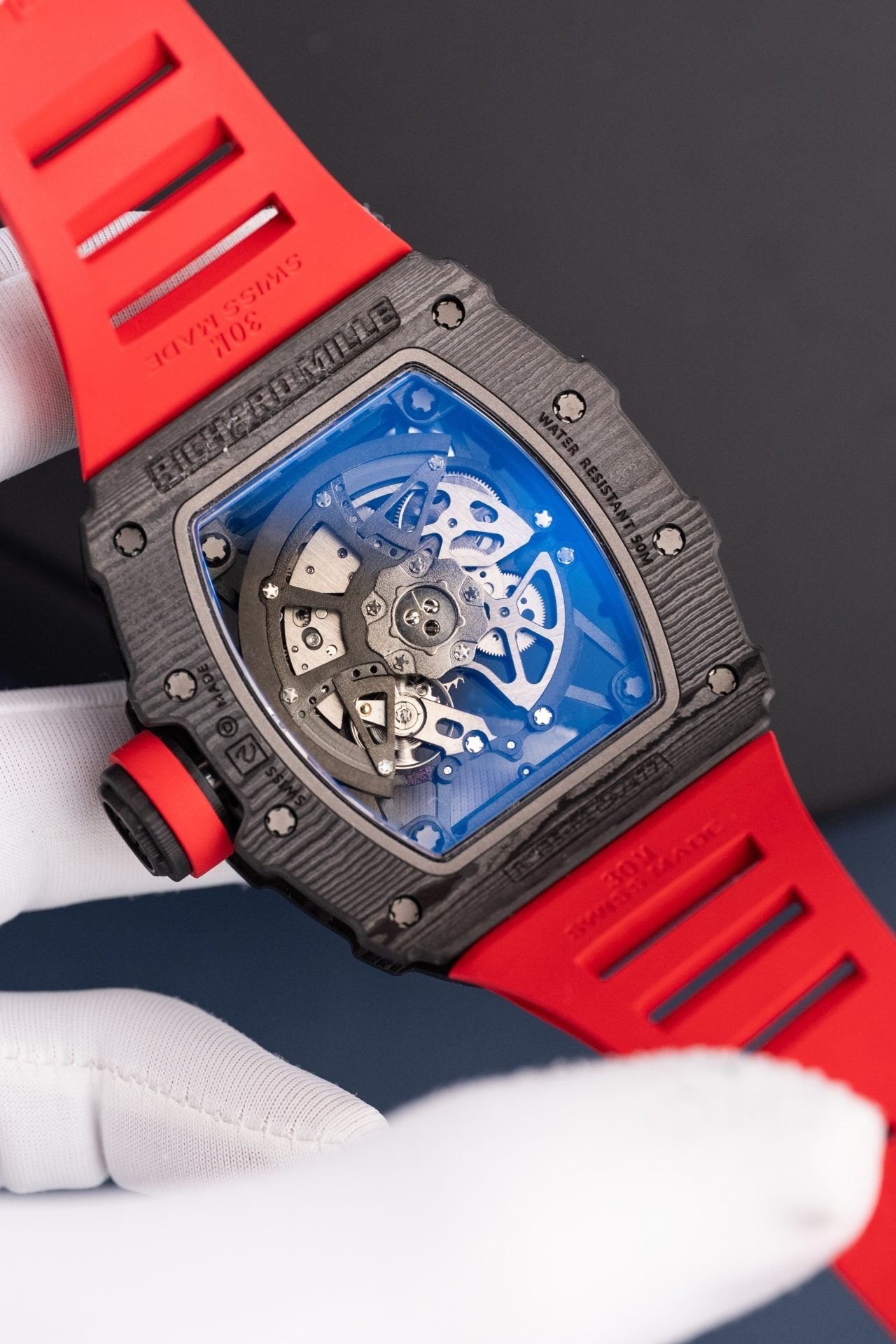 Richard Mille Rm35-02 Red Watch Carbon Super Light 44mm