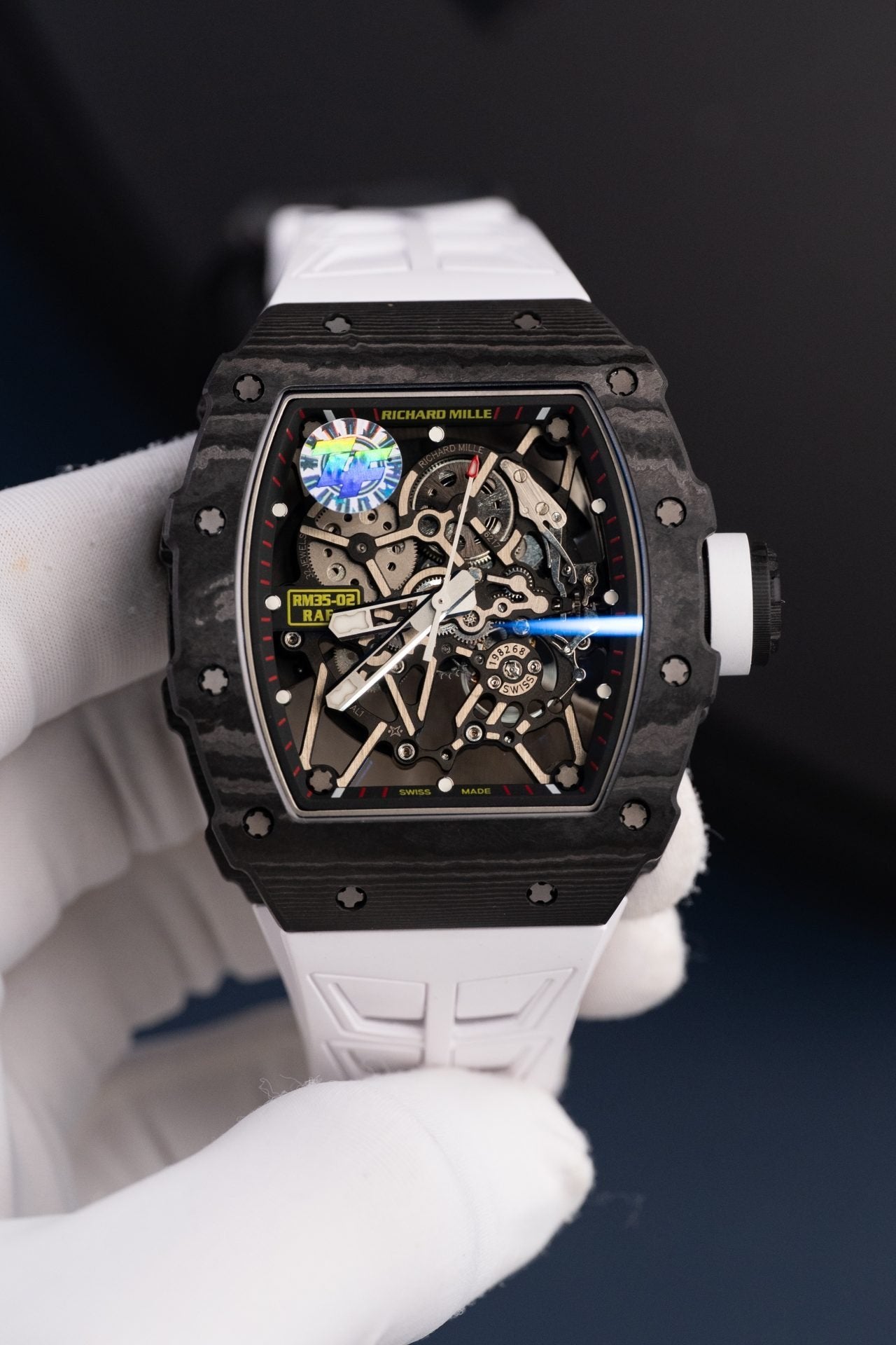 Richard Mille Rm35-02 White Watch Carbon Super Light 44mm