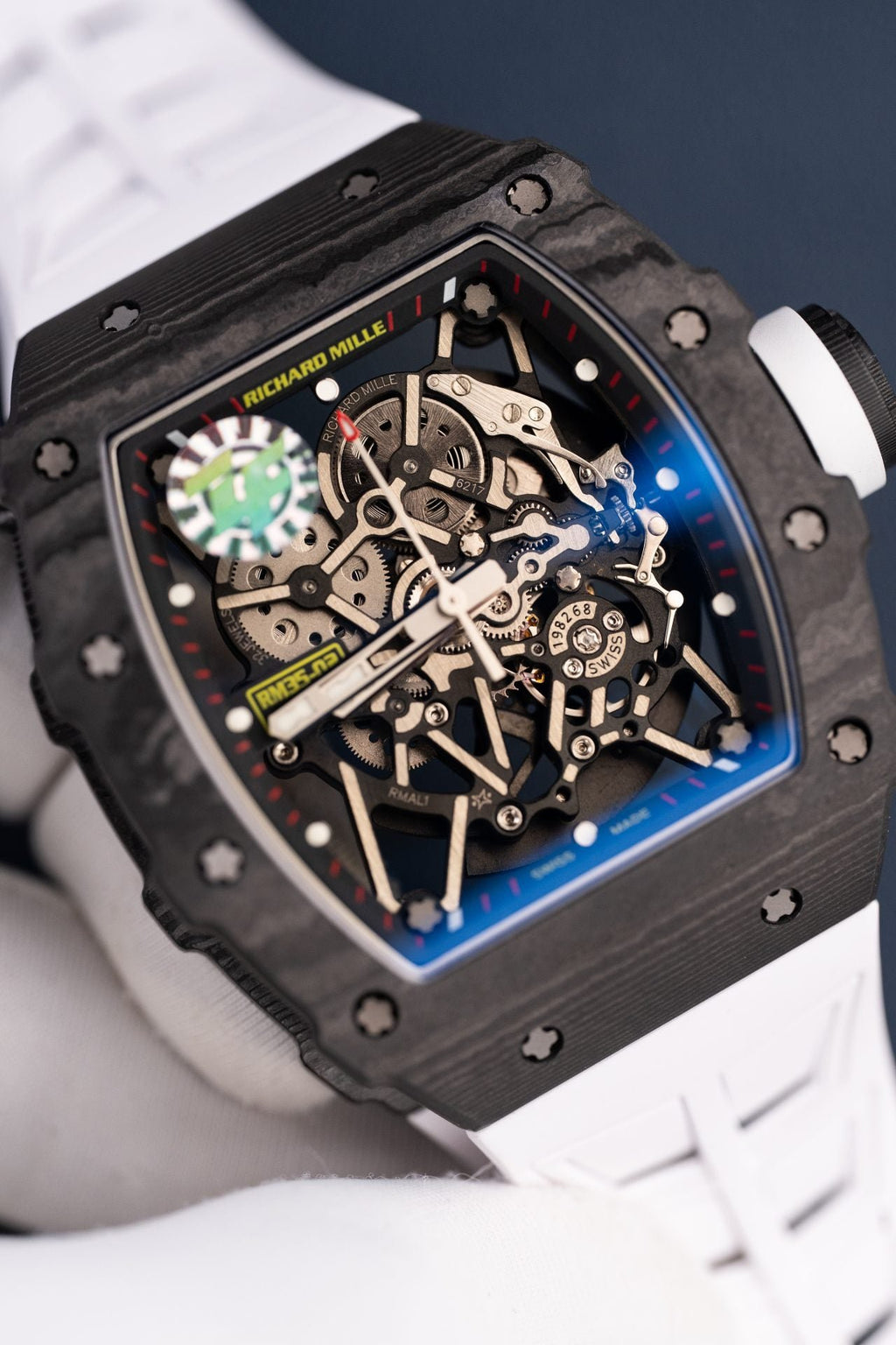 Richard Mille Rm35-02 White Watch Carbon Super Light 44mm