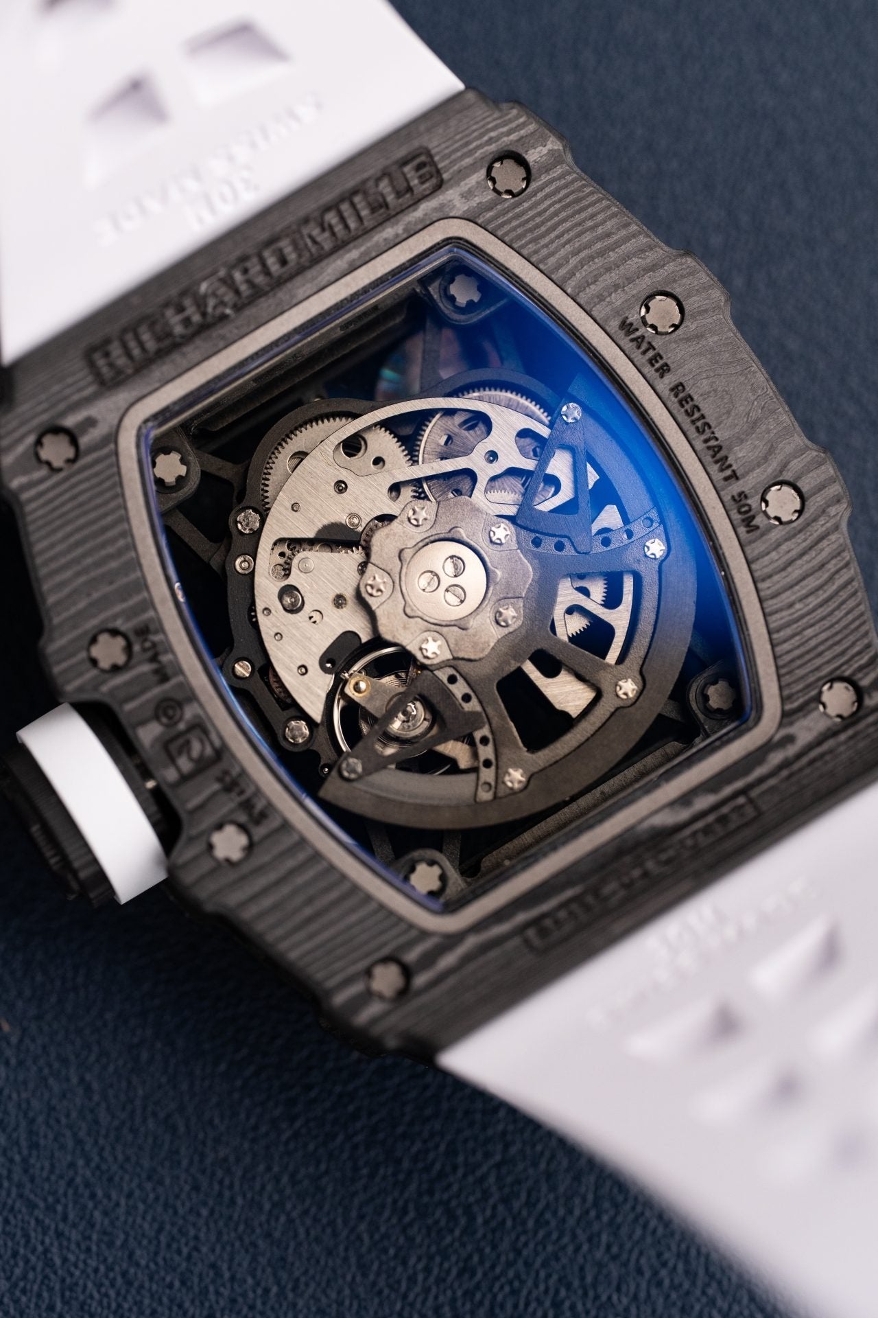Richard Mille Rm35-02 White Watch Carbon Super Light 44mm