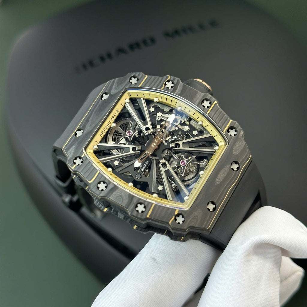 Richard Mille Tourbillon RM12-01  Watch Carbon Super Light 39.3x48mm