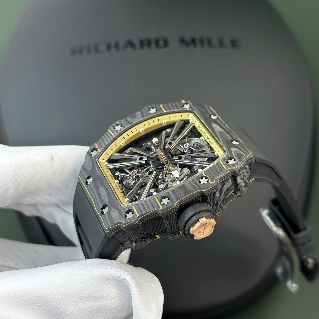 Richard Mille Tourbillon RM12-01  Watch Carbon Super Light 39.3x48mm