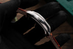 Rolex Watch Cellini Date 50519 Brown Leather Strap 39mm