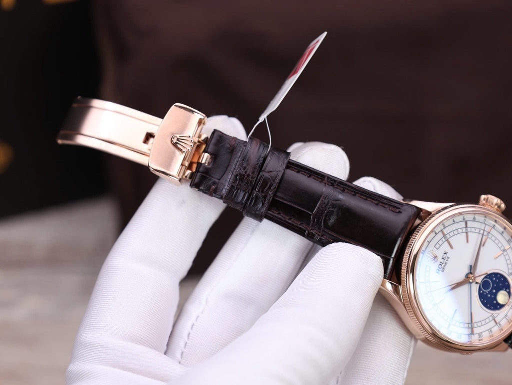 Rolex Cellini Moonphase Watch Gold Wrapped 39mm