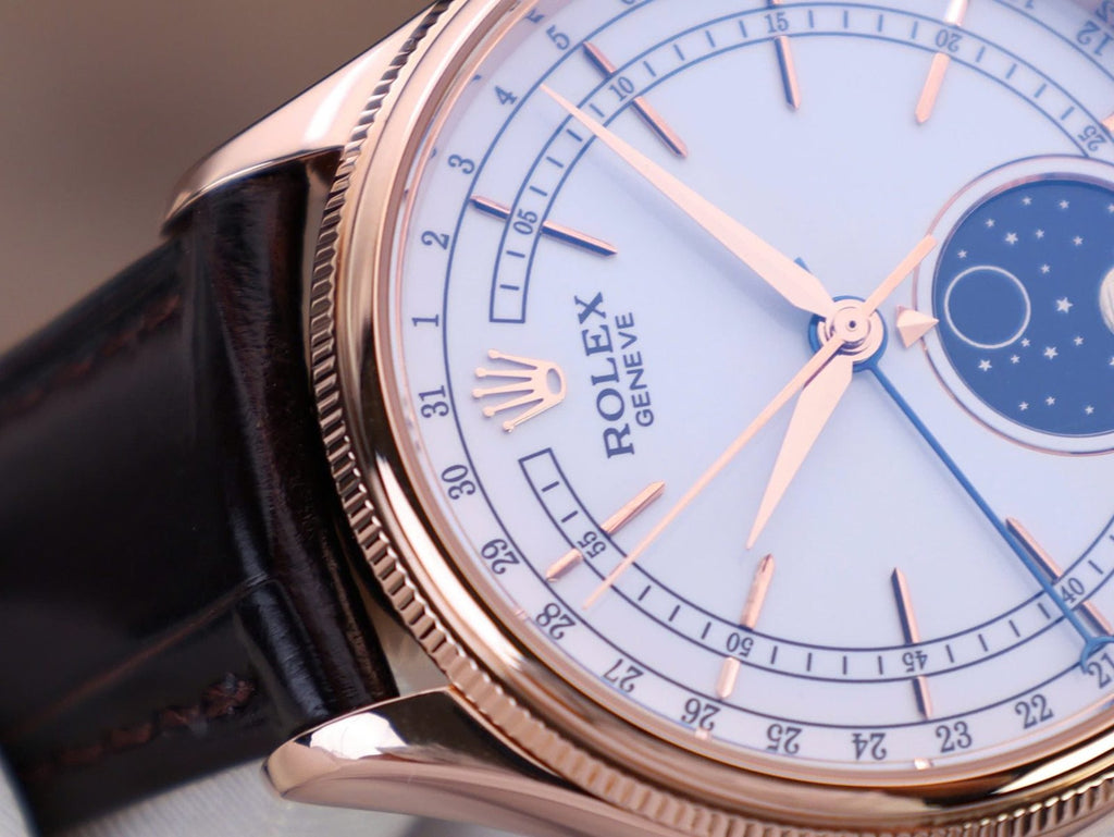 Rolex Cellini Moonphase Watch Gold Wrapped 39mm