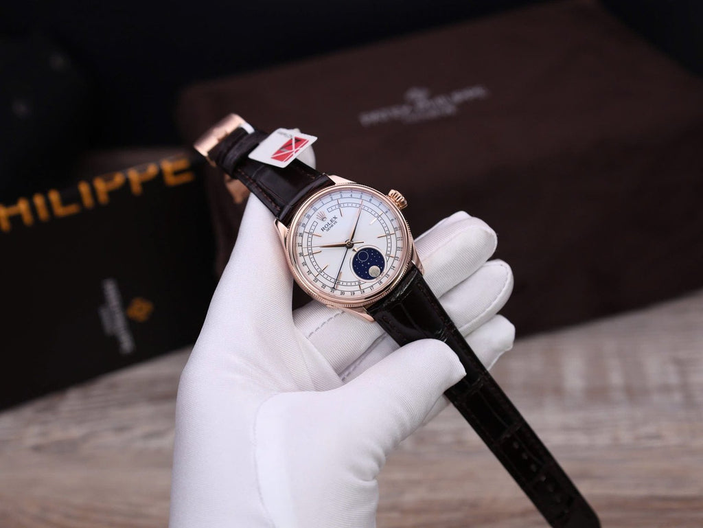Rolex Cellini Moonphase Watch Gold Wrapped 39mm