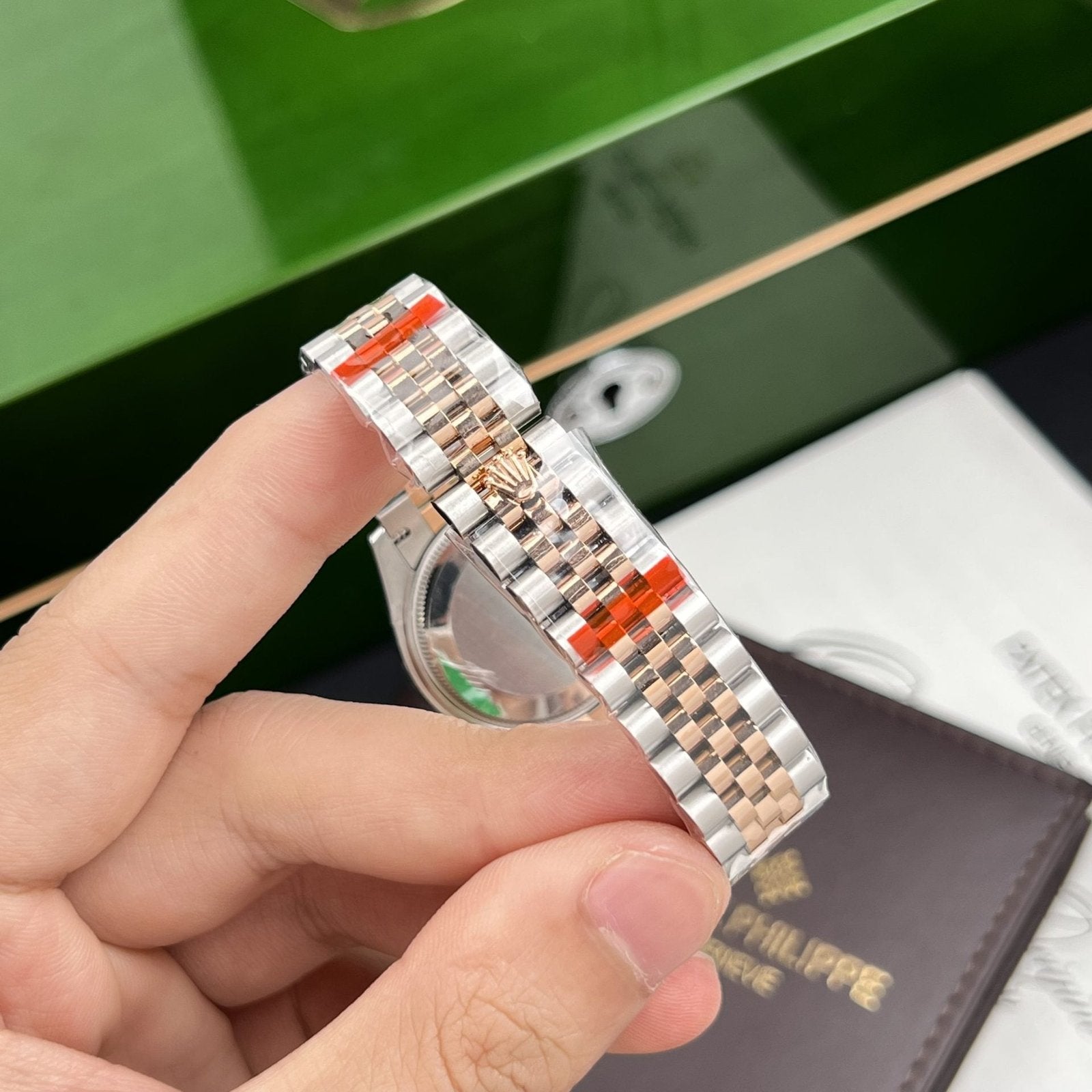 Rolex Watch DateJust Mother Of Pearl Dial 31mm