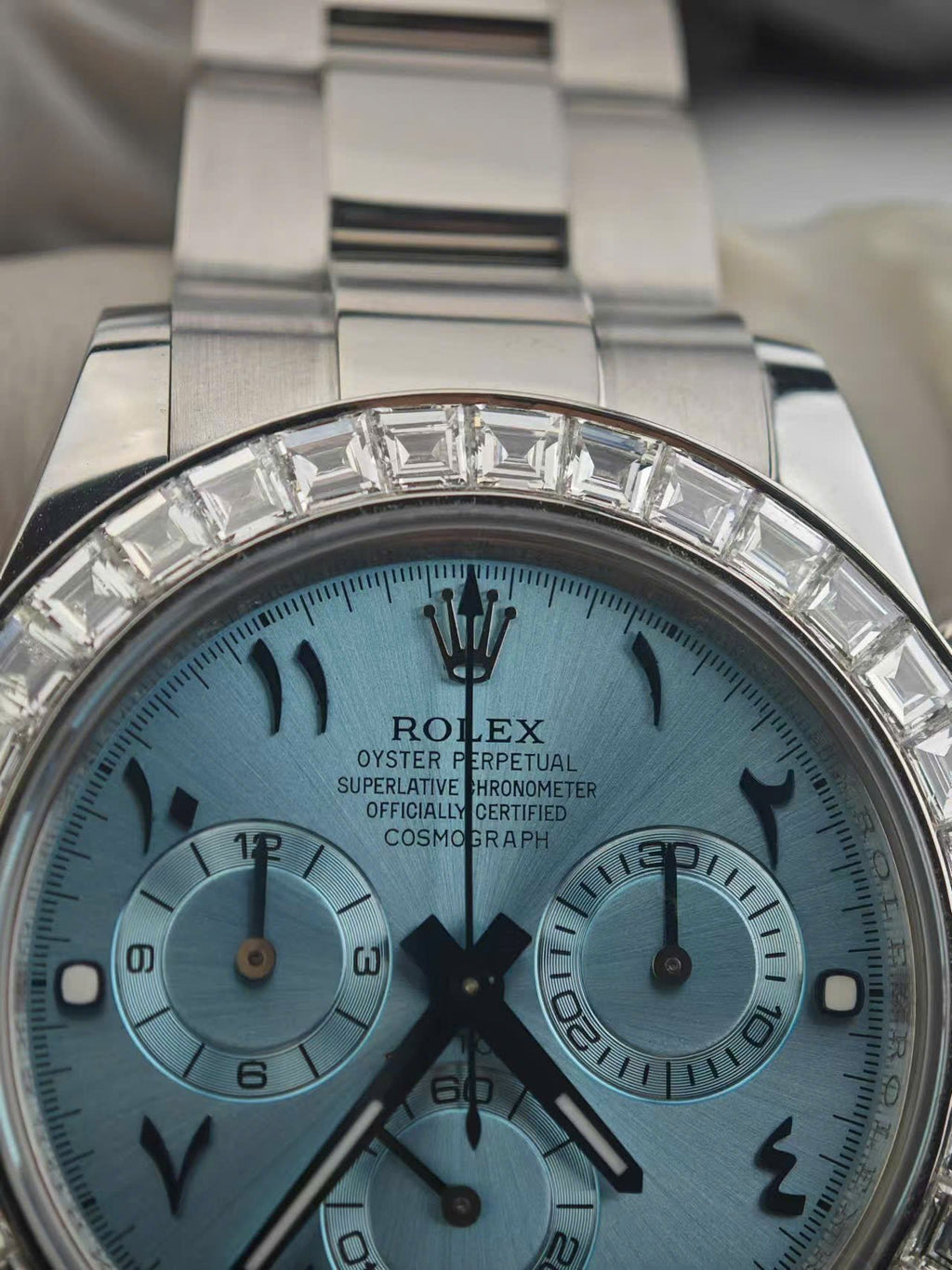 Rolex Cosmograph Daytona 116576TBR Watch Platinum PT950 + Diamonds 40mm