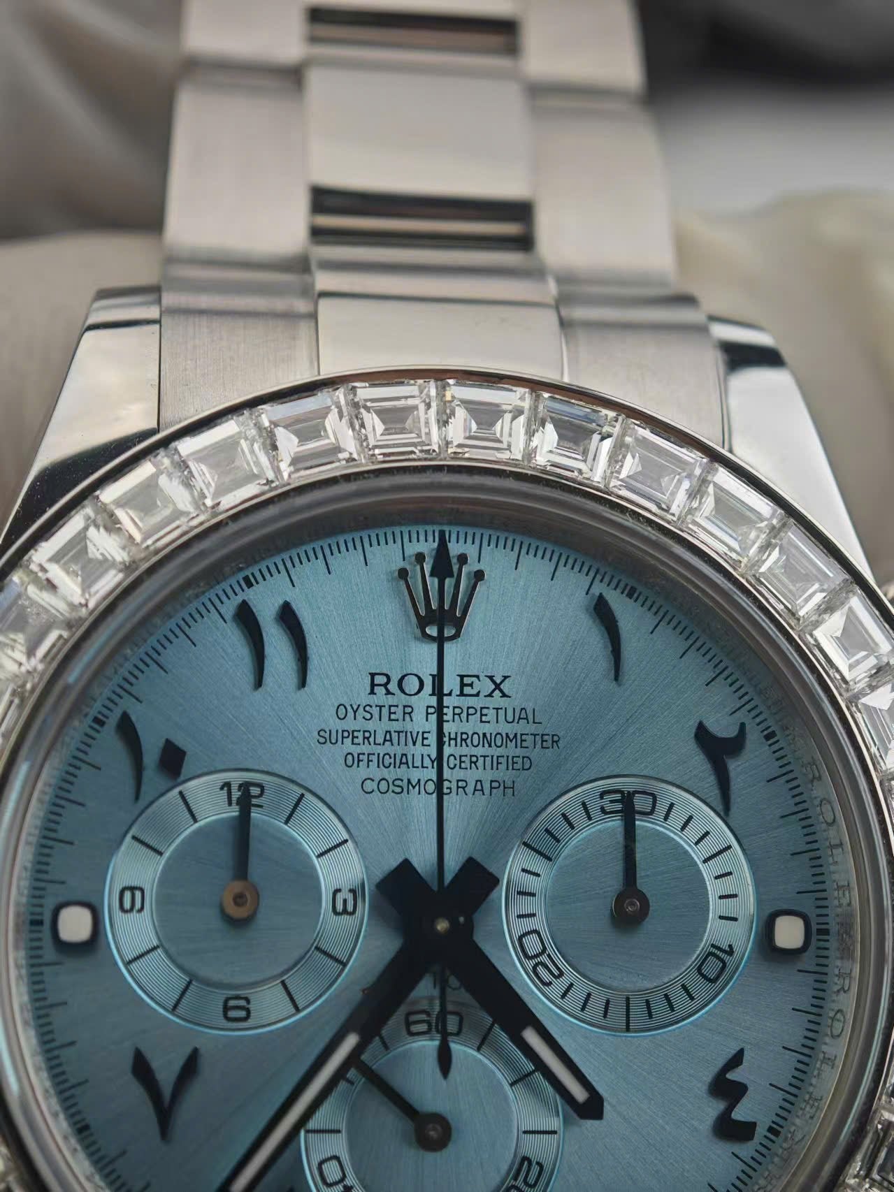Rolex Cosmograph Daytona 116576TBR Watch Platinum PT950 + Diamonds 40mm