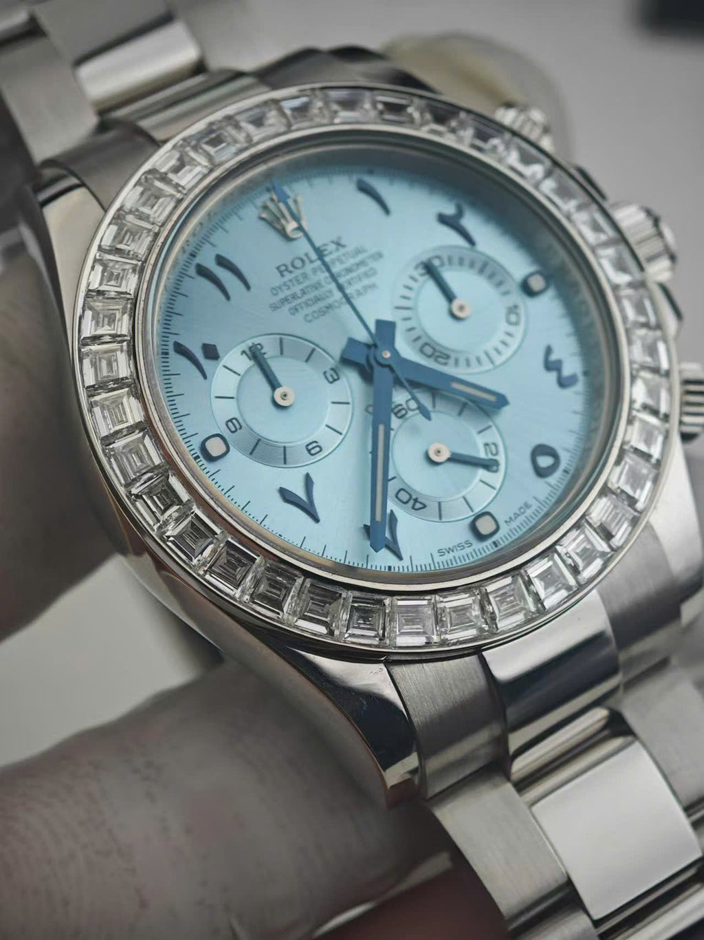 Rolex Cosmograph Daytona 116576TBR Watch Platinum PT950 + Diamonds 40mm
