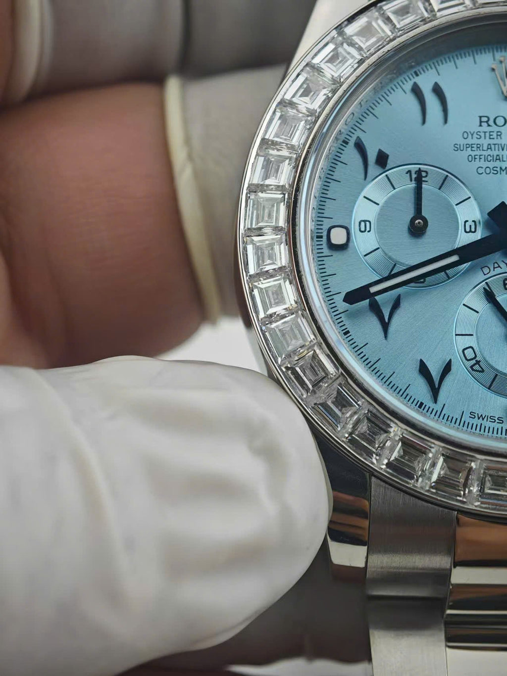 Rolex Cosmograph Daytona 116576TBR Watch Platinum PT950 + Diamonds 40mm
