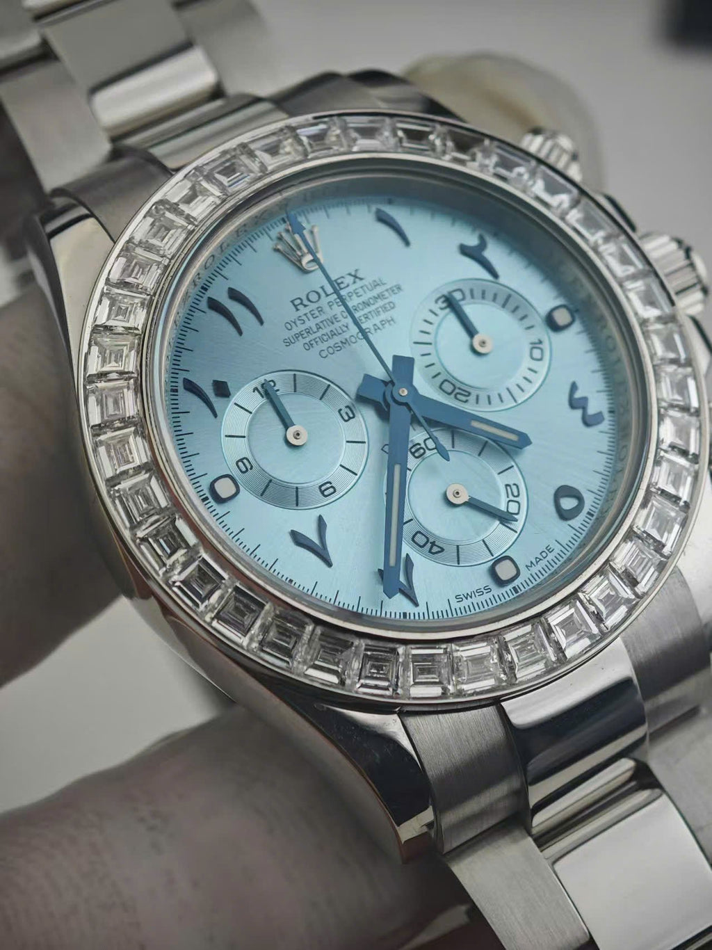 Rolex Cosmograph Daytona 116576TBR Watch Platinum PT950 + Diamonds 40mm