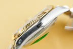 Rolex Watch Date Just 126233 Yellow Champagne Fluted Dial Gold Wrapped 36mm