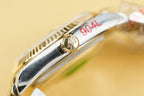 Rolex Watch Date Just 126233 Yellow Champagne Fluted Dial Gold Wrapped 36mm