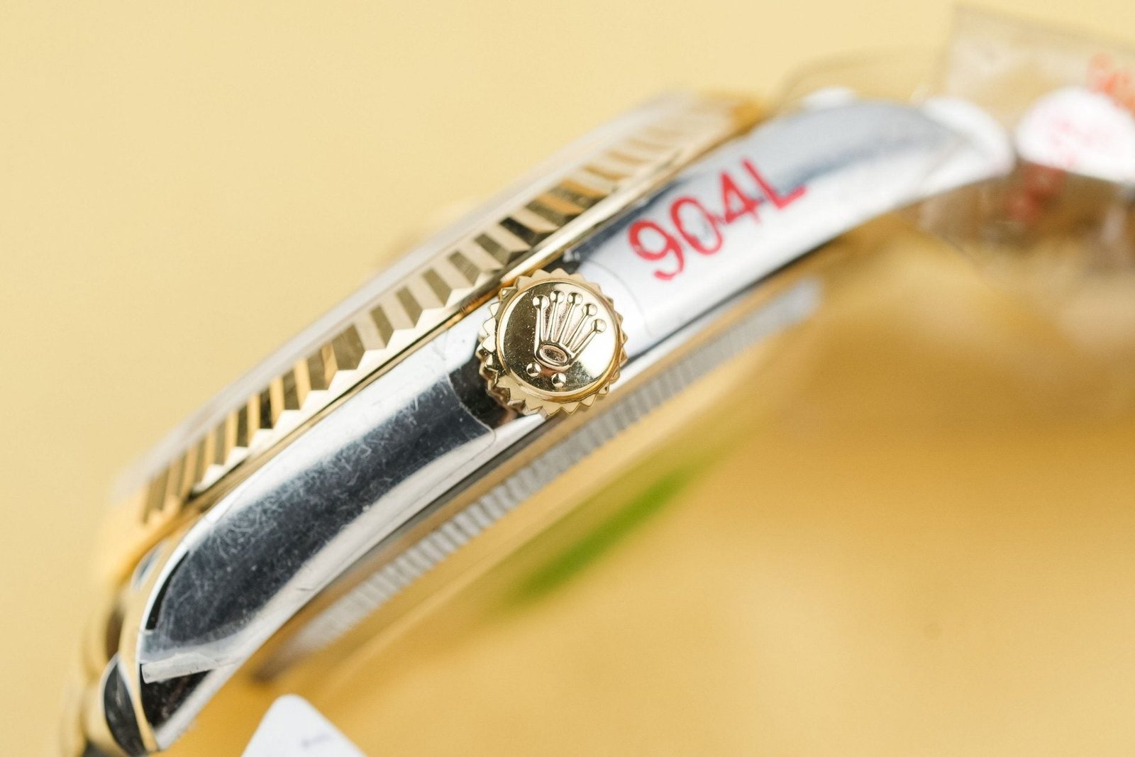 Rolex Watch Date Just 126233 Yellow Champagne Fluted Dial Gold Wrapped 36mm
