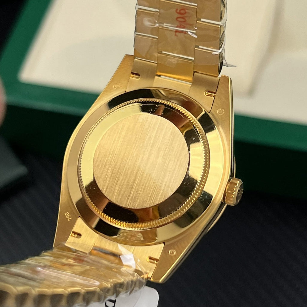 Rolex Watch Day-Date Gold Wrapped Champagne Dial 40mm