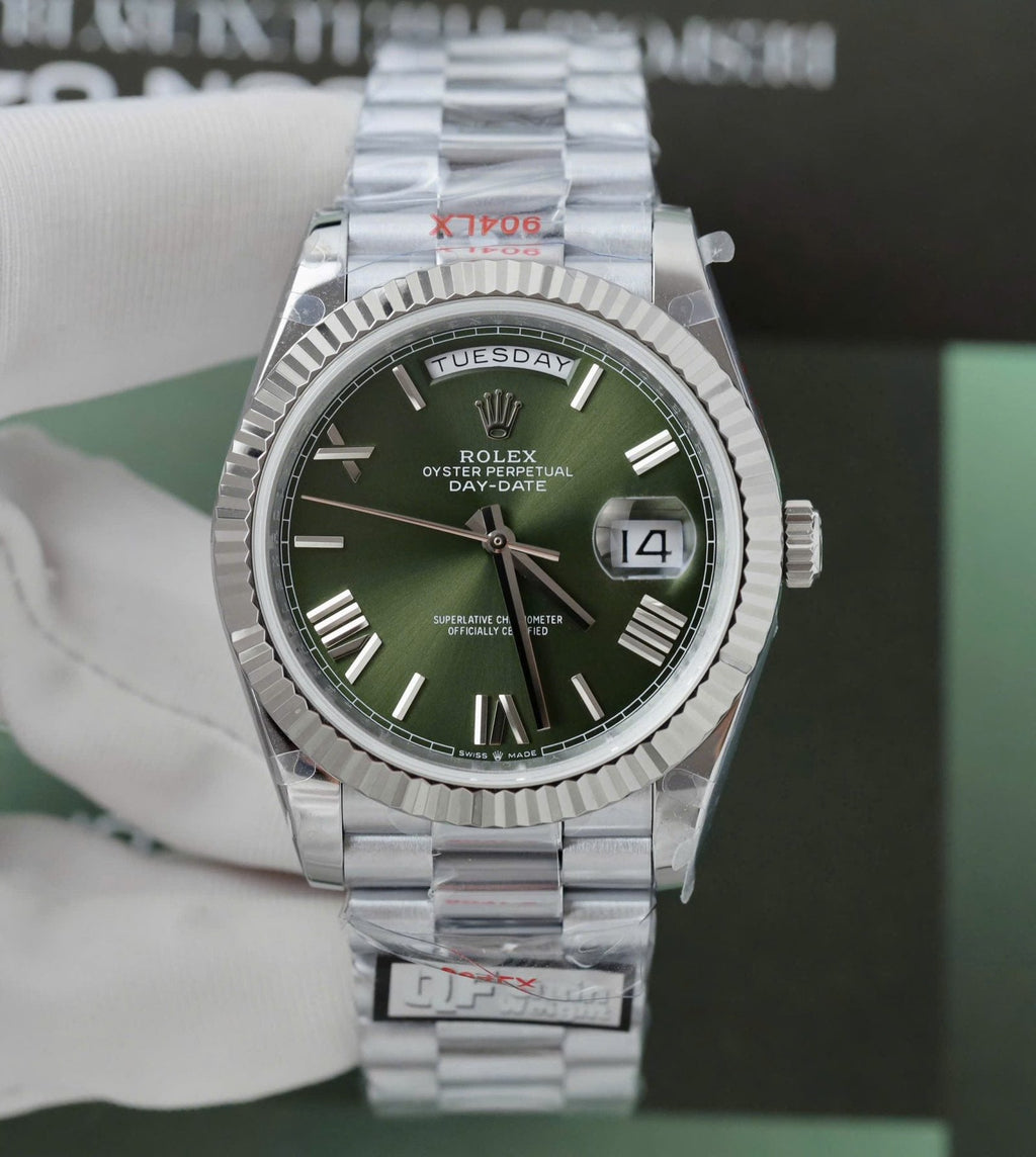 Rolex Watch Day-Date Green Dial 40mm