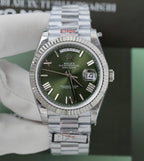 Rolex Watch Day-Date Green Dial 40mm