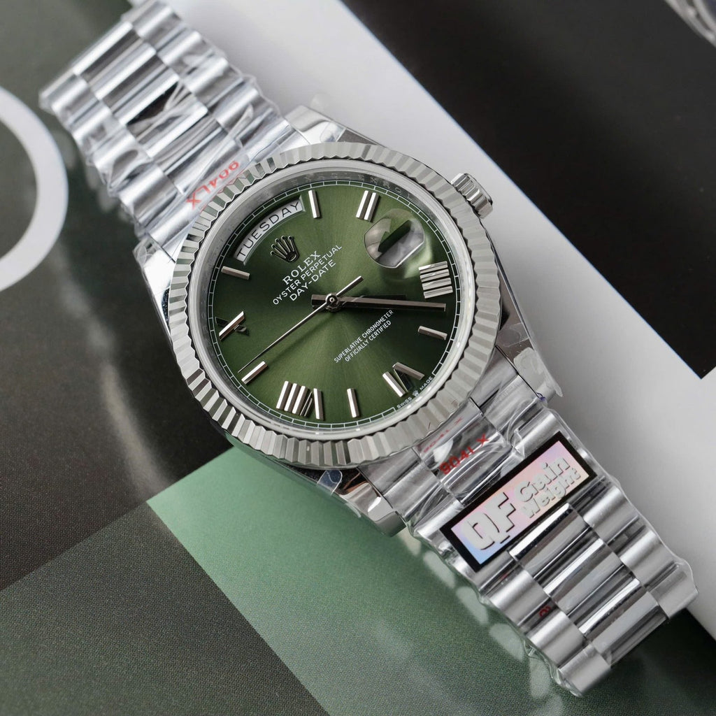 Rolex Watch Day-Date Green Dial 40mm