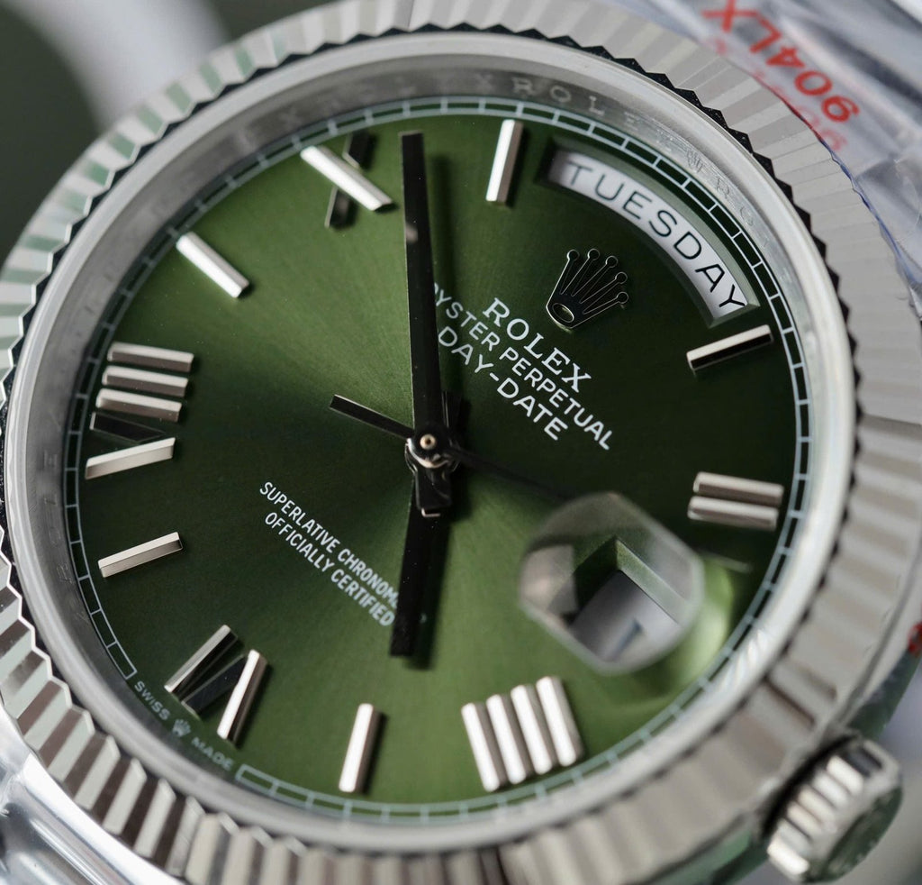 Rolex Watch Day-Date Green Dial 40mm