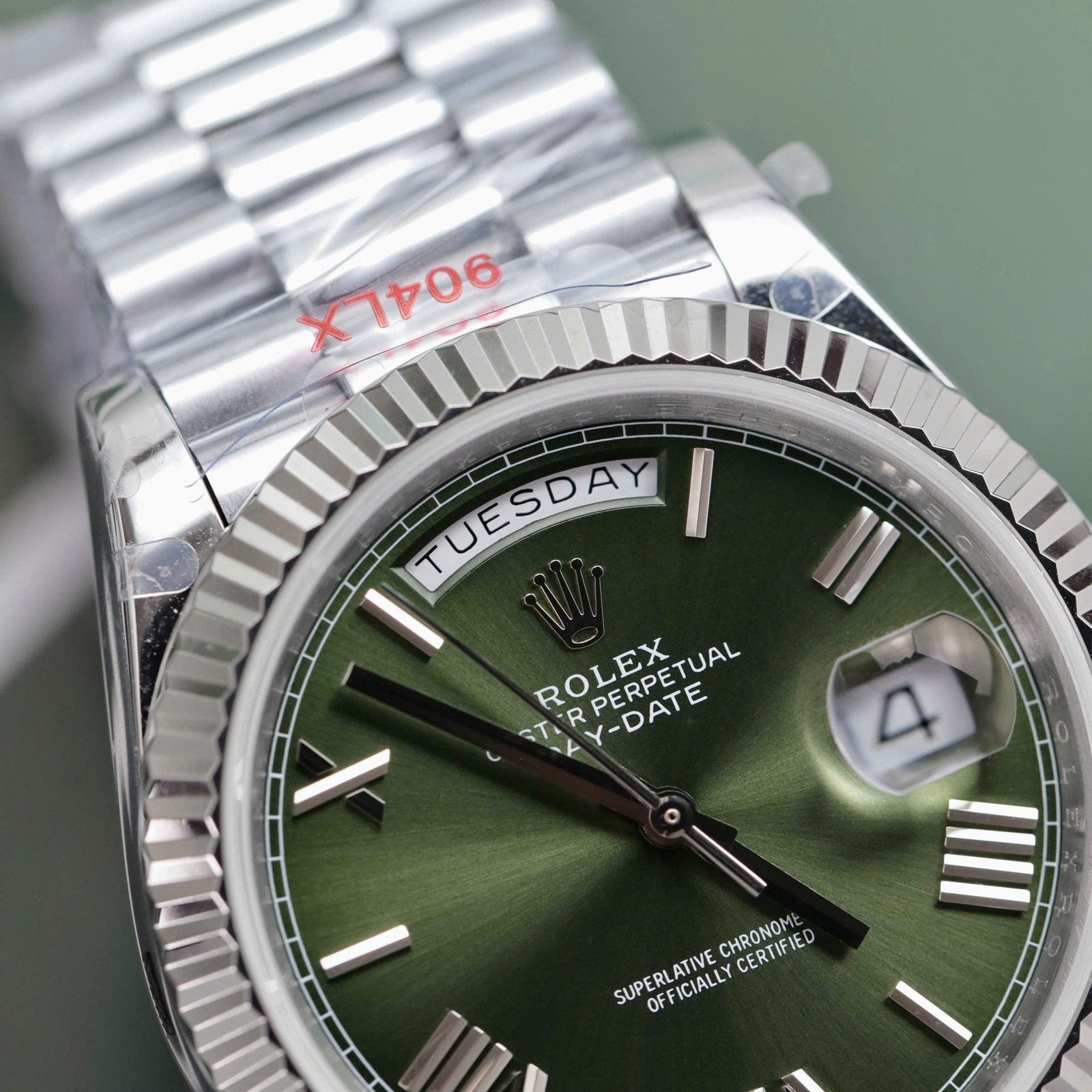 Rolex Watch Day-Date Green Dial 40mm