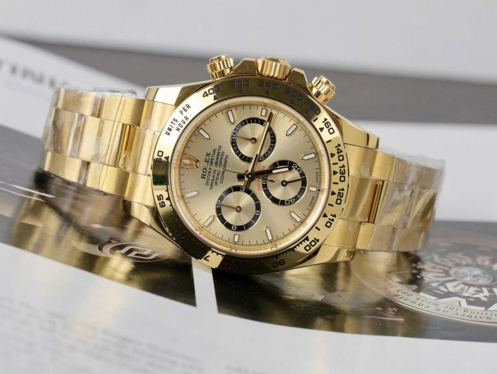 Rolex Watch Daytona 126508 Yellow Dial Oyster Strap 40mm