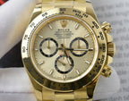 Rolex Watch Daytona 126508 Yellow Dial Oyster Strap 40mm