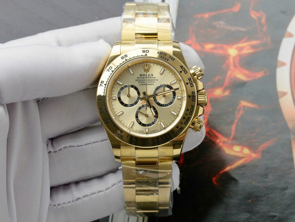 Rolex Watch Daytona 126508 Yellow Dial Oyster Strap 40mm