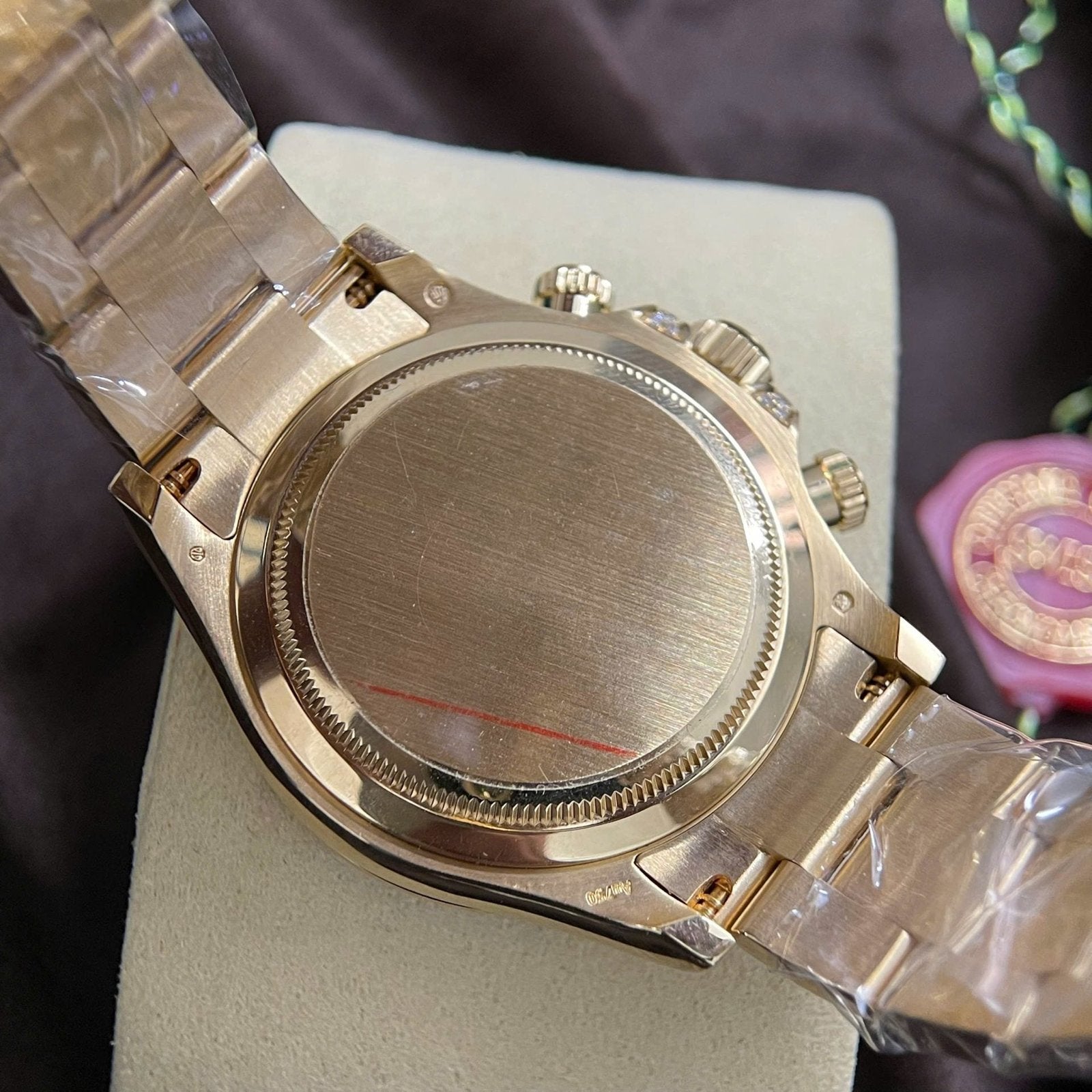 Rolex Cosmograph Daytona 126598TRU Watch 18K Solid Gold + Ruby + Natural Diamonds 40mm