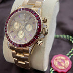 Rolex Cosmograph Daytona 126598TRU Watch 18K Solid Gold + Ruby + Natural Diamonds 40mm
