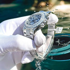 Rolex Cosmograph Daytona Eye Of The Tiger Moissanite Diamonds Watch 40mm